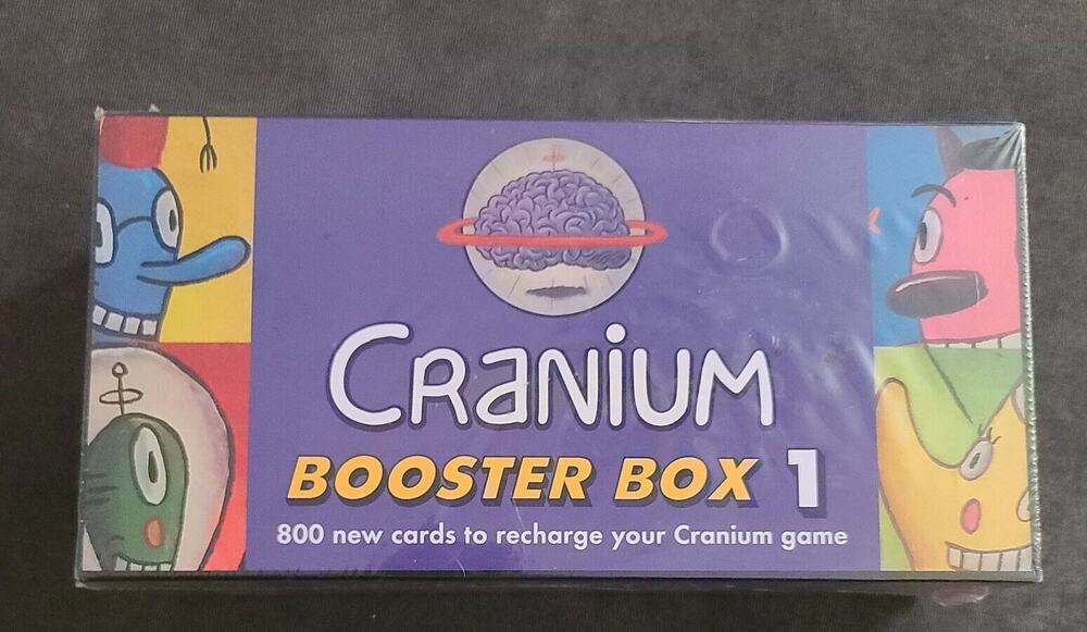 NIB Cranium Booster Box 1, 4 Decks 800 Cards For Cranium Brain Game Board SEALED